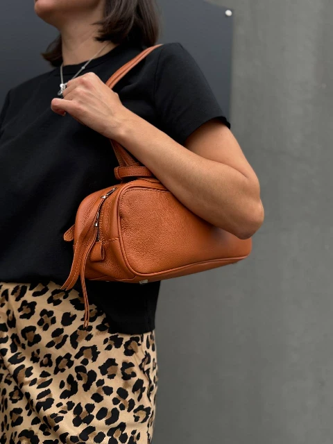 Ādas pleca soma 8003