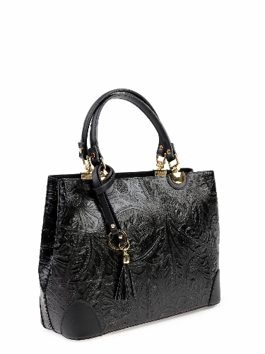 Leather handbag CF 3127 Carla Ferreri Italy Sationi bags