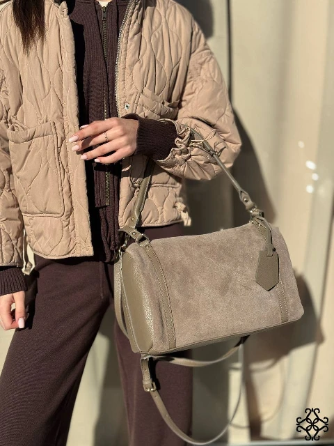 Zamšādas pleca soma 80378