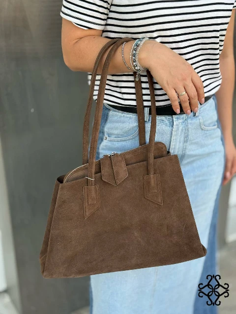 Zamšādas pleca soma 8039