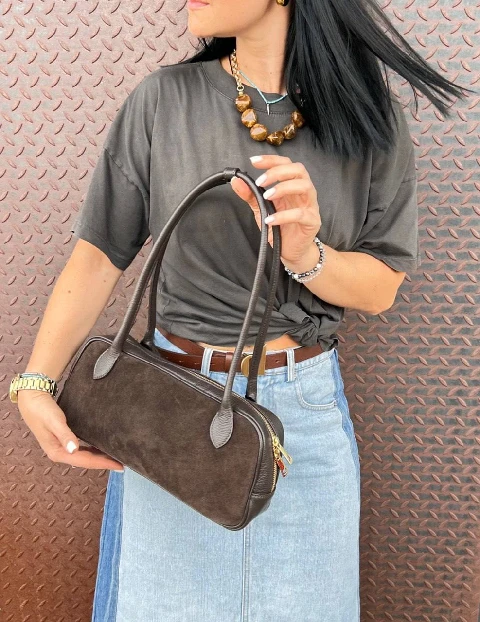 Zamšādas pleca soma 80159