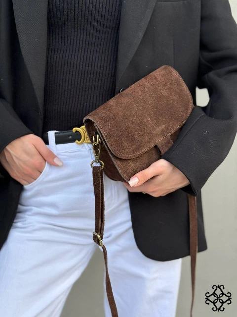 Zamšādas crossbody soma 80405