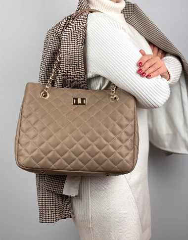 Leather shoulder bag IR 2055 Isabella Rhea Italy Sationi bags