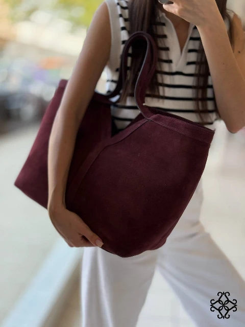 Zamšādas pleca soma 80381